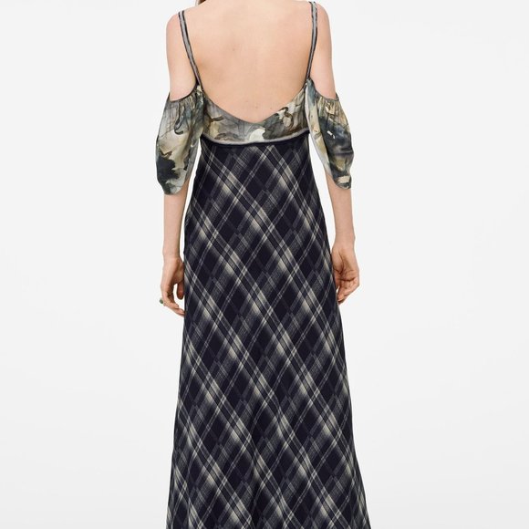 Zara LIMITED EDITION CONTRASTING DRESS-2498/096 - Picture 5 of 7